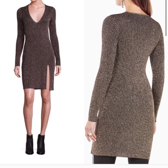 BCBG Gold Dress - Picture 1 of 4